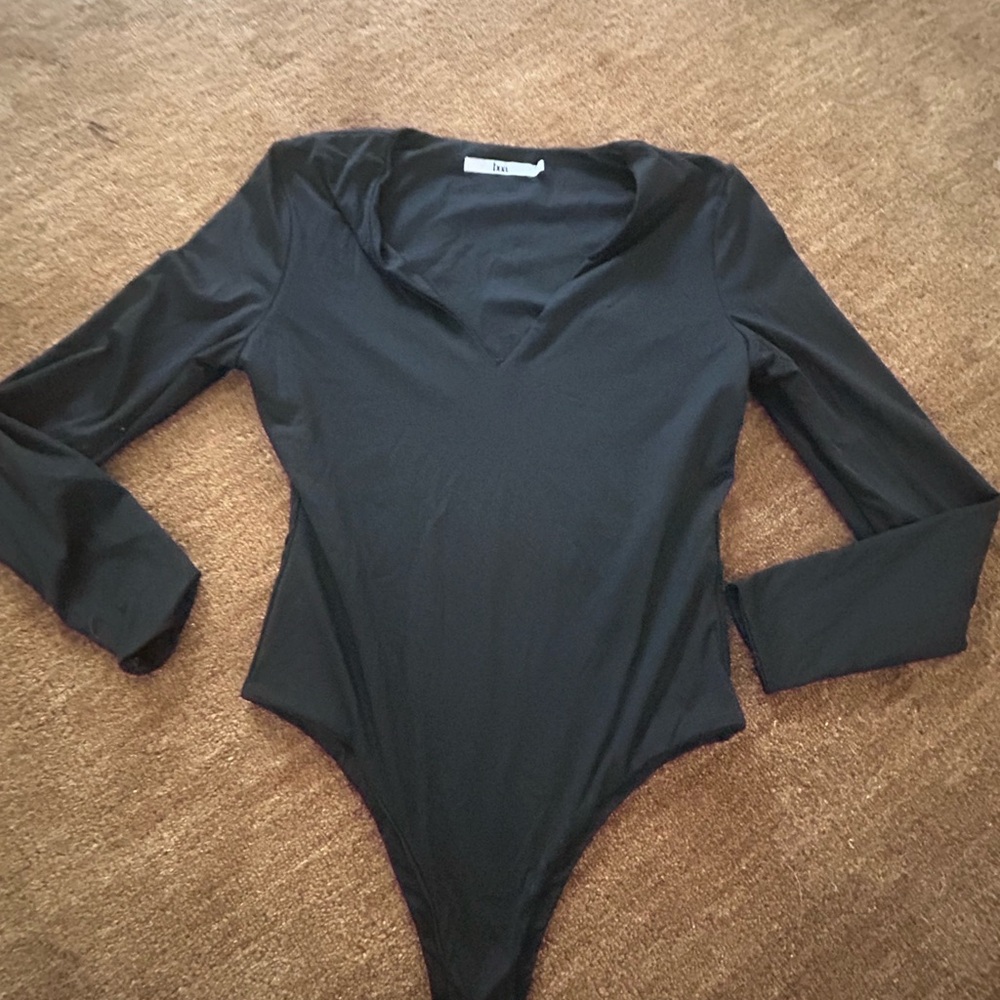 B.O.A. Black Long-sleeve Double Lined Top